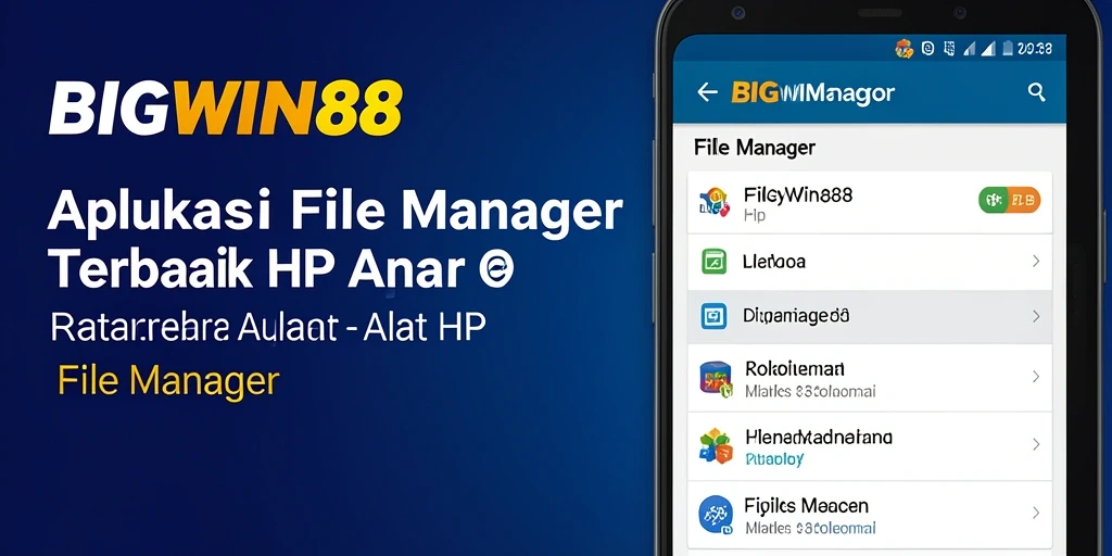 Antarmuka pengguna <strong>BIGWIN88</strong> yang intuitif dan bersih untuk pengelolaan file.