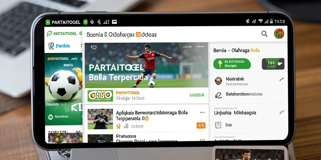Antarmuka aplikasi PARTAITOGEL menyediakan informasi olahraga bola yang lengkap.