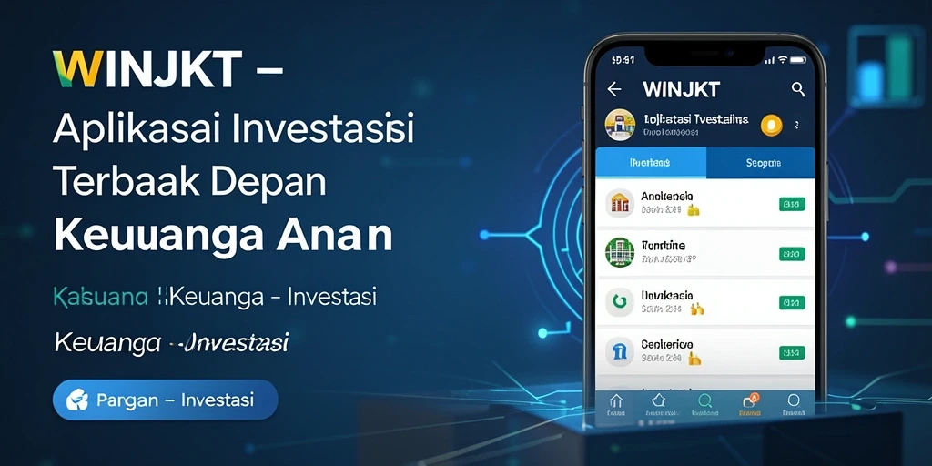 Antarmuka WINJKT yang sederhana dan informatif untuk investasi.